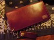 画像2: VINTAGE HARLEY DAVIDSON OFFICIAL LONG WALLET WINE RED