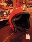 画像1: BUCO ENDURO VINTAGE HELMET ORANGE CHECKER