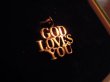 画像1: Vintage Tiffany&Co Sterling GOD LOVES YOU Pendant Charm with box