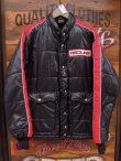 画像1: VINTAGE REDLINE SWINGSTER PUFFY RACING JACKET SHINY BLACK MEDIUM