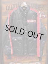 画像: VINTAGE REDLINE SWINGSTER PUFFY RACING JACKET SHINY BLACK MEDIUM