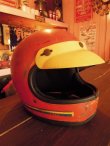 画像2: Vintage Bell Star 120 Full Face Motorcycle Helmet Orange 58-59cm