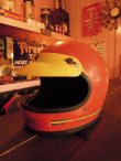 画像1: Vintage Bell Star 120 Full Face Motorcycle Helmet Orange 58-59cm