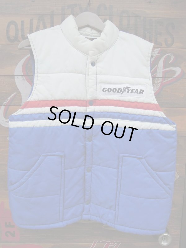 画像1: GOOD YEAR SWINGSTER RACING PUFFY VEST LARGE