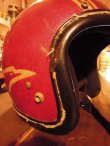 画像3: 1960s DAIEI LETHER RIM VINTAGE HELMET made in japan