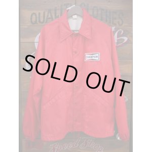 画像: CHAMPION OFFICIAL COACH JACKET LARGE RED