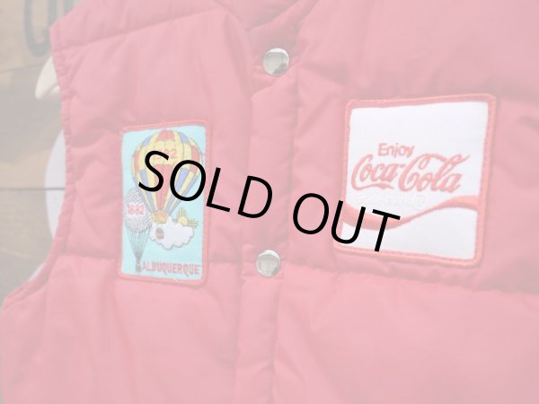 画像4: Coca-Cola swingster puffy vest small Red 