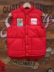 画像1: Coca-Cola swingster puffy vest small Red 