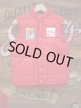 画像: Coca-Cola swingster puffy vest small Red 