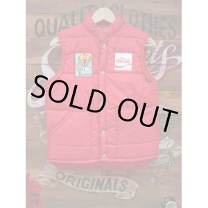 画像: Coca-Cola swingster puffy vest small Red 
