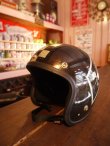 画像3: SAFETECH CHECKER METALFLAKE VINTAGE HELMET BLACK SMALL