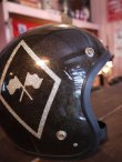 画像4: SAFETECH CHECKER METALFLAKE VINTAGE HELMET BLACK SMALL