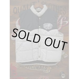 画像: SWINGSTER 2TONE PUFFY VEST MEDIUM BLACK×GRAY