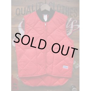 画像: BIG SMITH PUFFY VEST RED MEDIUM