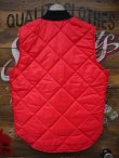 画像2: BIG SMITH PUFFY VEST RED MEDIUM