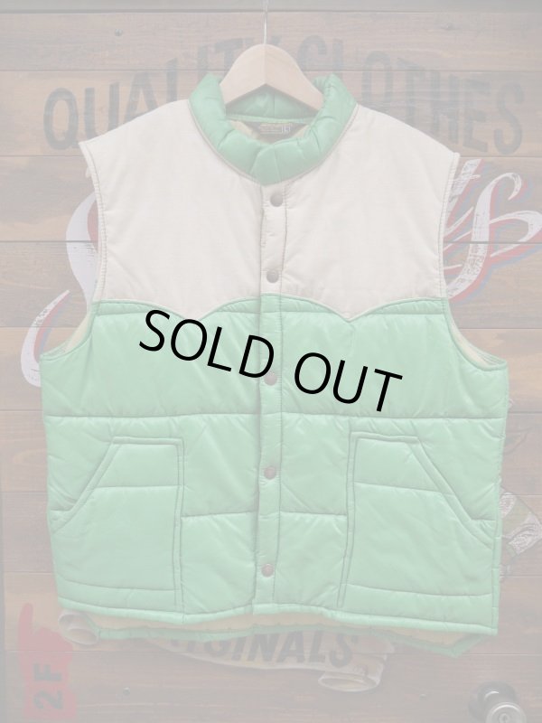 画像1: SWINGSTER VINTAGE RACING PUFFY VEST LARGE