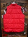 画像2: Caｐ'n Jac VTG PUFFY RACING VEST RED MEDIUM