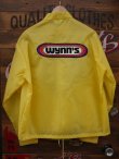 画像2: WYNN'S OFFICIAL RACING NYLON JACKET YELLOW M-L 