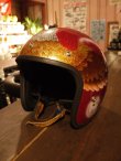 画像1: 1970s VINTAGE EAGLE METAL FLAKE HELMET LARGE