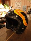 画像1: 1970's PRO FIT VINTAGE HELMET BLACK×ORANGE MEDIUM 