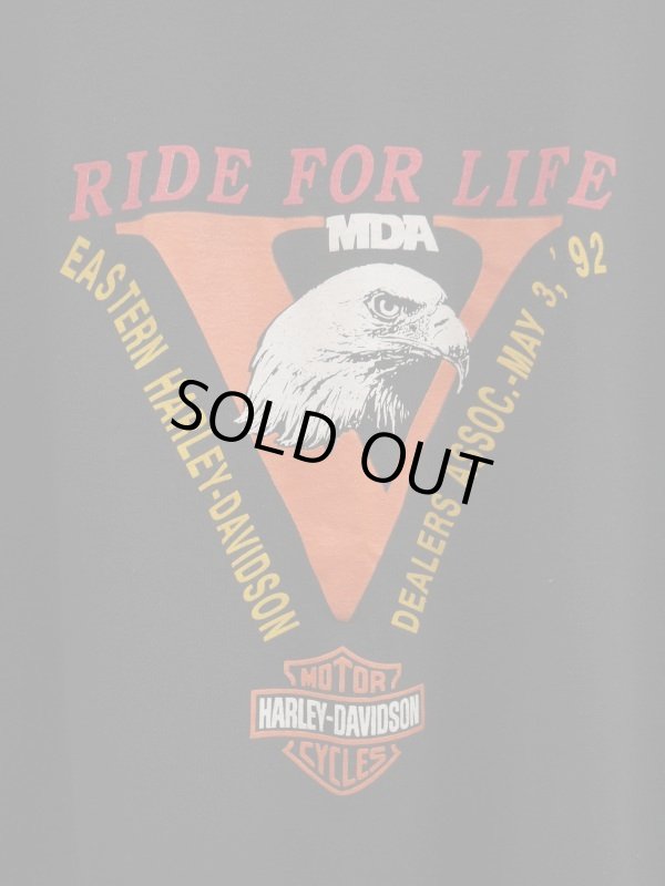 画像4: HARLEY DAVIDSON VTG T-SHIRT RIDE FOR LIFE