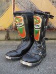 画像1: GAERNE VINTAGE 5LETHER BELT MOTOCROSS BOOTS BLACK