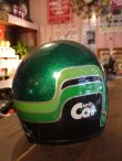 画像2: ARCTICCAT VINTAGE METALFLAKE JETHELMET GREEN MEDIUM