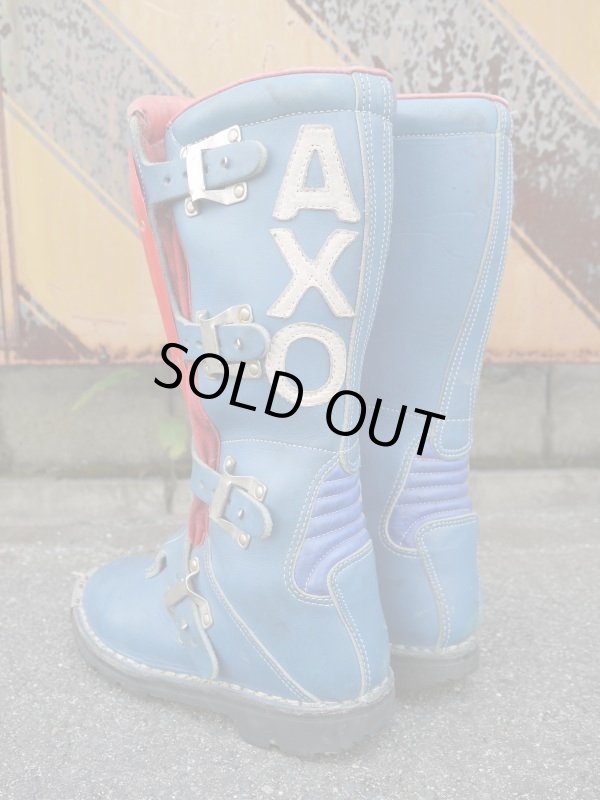 画像2: AXO VINTAGE MOTOCROSS BOOTS SKY BLUE 