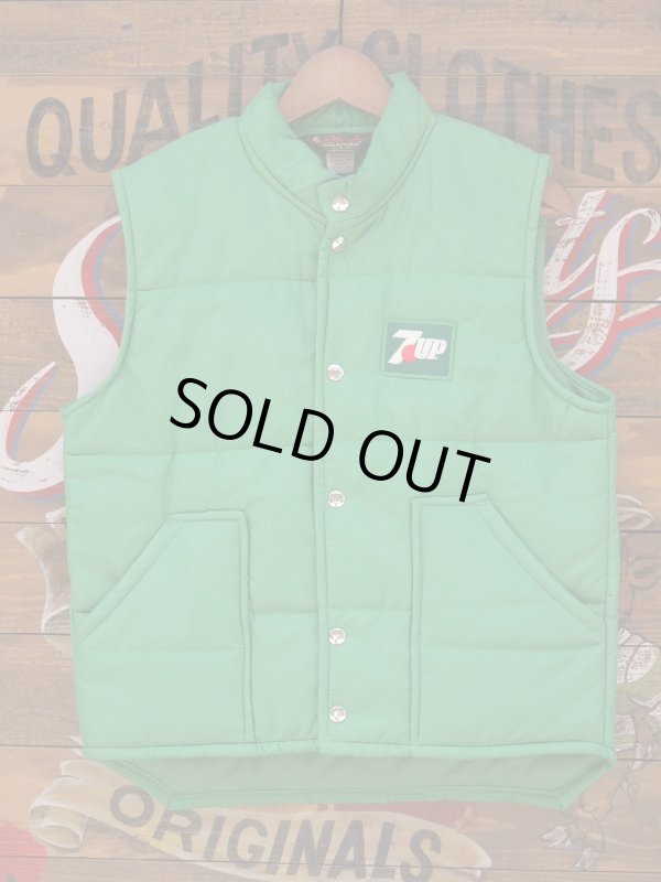 画像1: 7UP PLA-JAC VINTAGE PUFFY VEST MADE IN USA 36