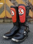 画像1: AXO VINTAGE MOTOCROSS BOOTS BLACK×RED 41