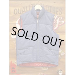 画像: A＆M INDUSTRIES VTG PUFFY VEST NAVY SM