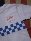 画像2: sixhelmets checker line pocket t-shirｔ blue×white