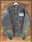 画像1: WYNN'S VTG OFFICIAL RACING PUFFY JACKET BLACK LARGE 