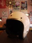 画像1: ARTHUR FULMER AF40 VTG HELMET WHITE L-XL