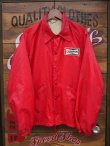 画像1: CHAMPION SPARK PLUG OFFICIAL COACH JACKET LARGE RED