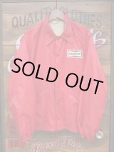 画像: CHAMPION SPARK PLUG OFFICIAL COACH JACKET LARGE RED