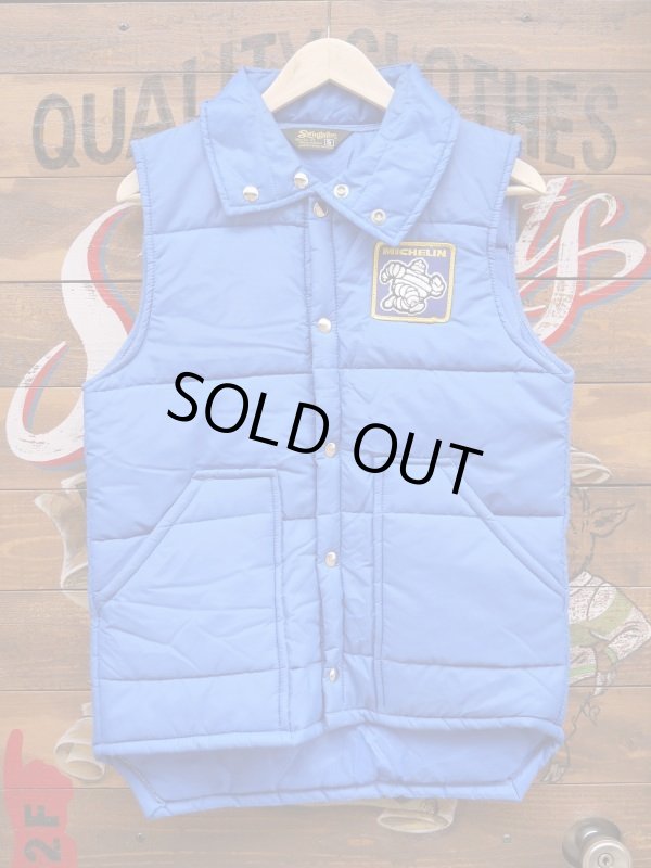 画像1: MICHELIN SWINGSTER RACING PUFFY VEST SMALL BLUE