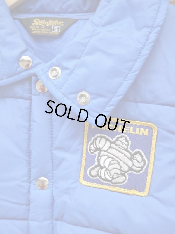 画像2: MICHELIN SWINGSTER RACING PUFFY VEST SMALL BLUE