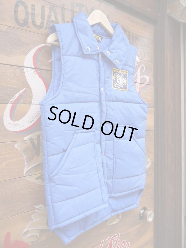 画像4: MICHELIN SWINGSTER RACING PUFFY VEST SMALL BLUE