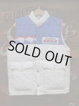 画像: GOODYEAR EAGLE OFFICIAL RACING PUFFY VEST MEDIUM BLUE×WHITE