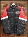 画像1: CHAMPION SPARK PLUG OFFICIAL RACING PUFFY JACKET BLACK×RED XL