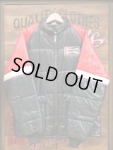 画像: CHAMPION SPARK PLUG OFFICIAL RACING PUFFY JACKET BLACK×RED XL