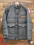 画像1: RIOGRANDE THE ACTION ROAD SWINGSTER ＲACING PUFFY JACKET XS BLACK  