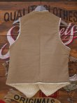 画像2: LEVIS VTG CORDUROY BOA VEST BEIGE MEDIUM 