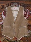 画像1: LEVIS VTG CORDUROY BOA VEST BEIGE MEDIUM 