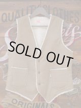 画像: LEVIS VTG CORDUROY BOA VEST BEIGE MEDIUM 