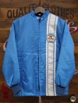 画像1: BOWMAN VTG RACING INNER FAKE FUR JACKET S BLUE