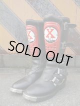 画像: AXO VINTAGE MOTOCROSS BOOTS BLACK×RED 44