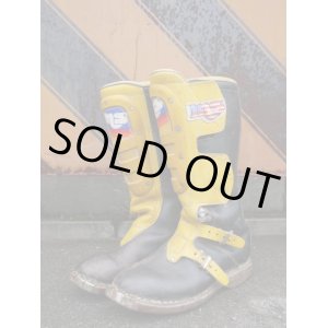 画像: MALCOLMSMITH ALPINESTARS VTG MOTOCROSS BOOTS BLACK×YELLOW 8