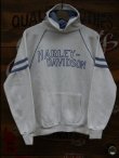 画像1: HARLEY DAVIDSON ARLEN'S MOTORCYCLE SPORTSWEAR SWEAT PARKA WHITE L